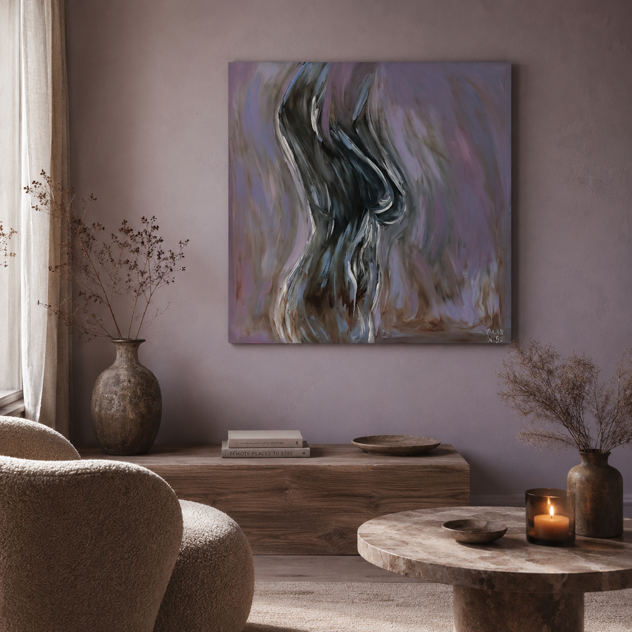 “She Lives Within Us” Original Artwork